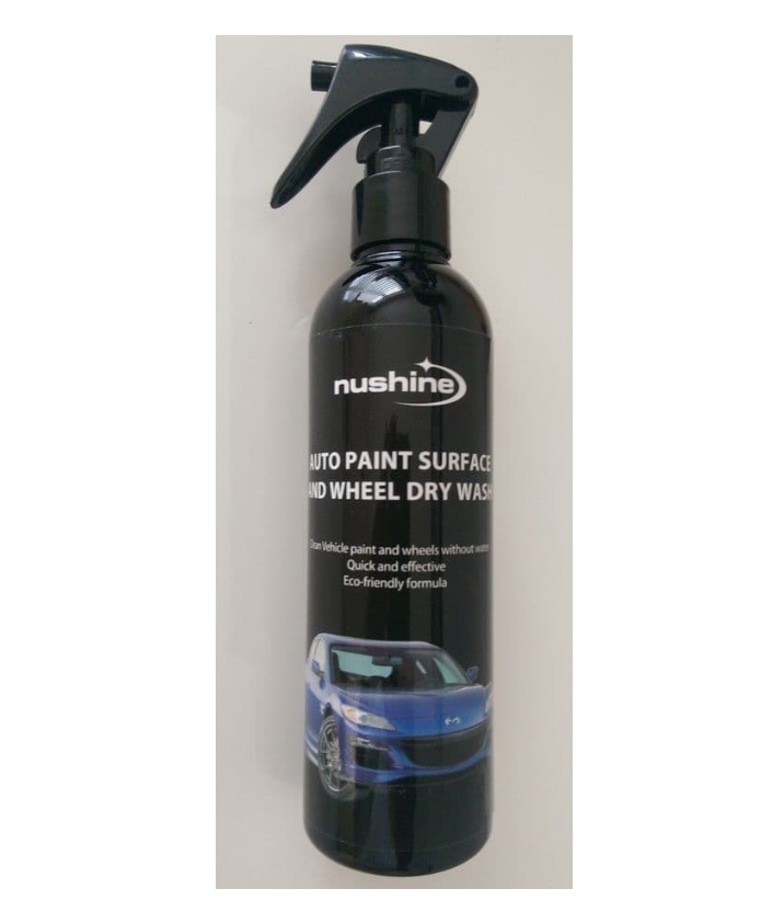 NuShine Auto Paint Surface and Wheel Dry Wash Spray 250ml