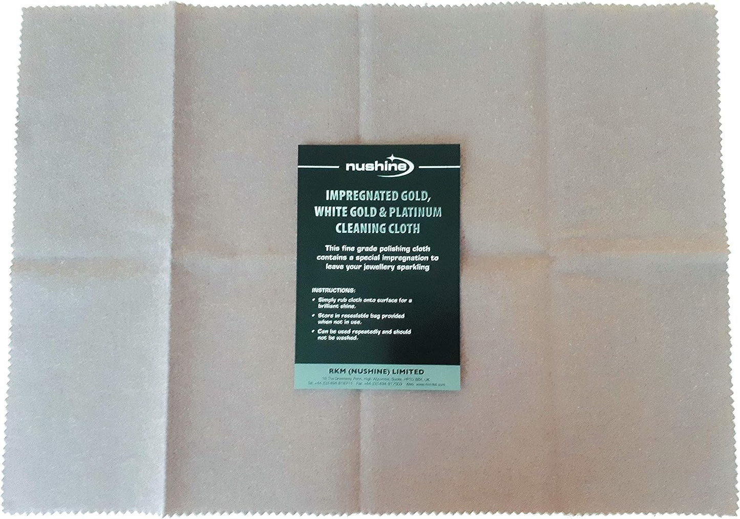 NuShine Gold, White Gold & Platinum Cleaning Cloth